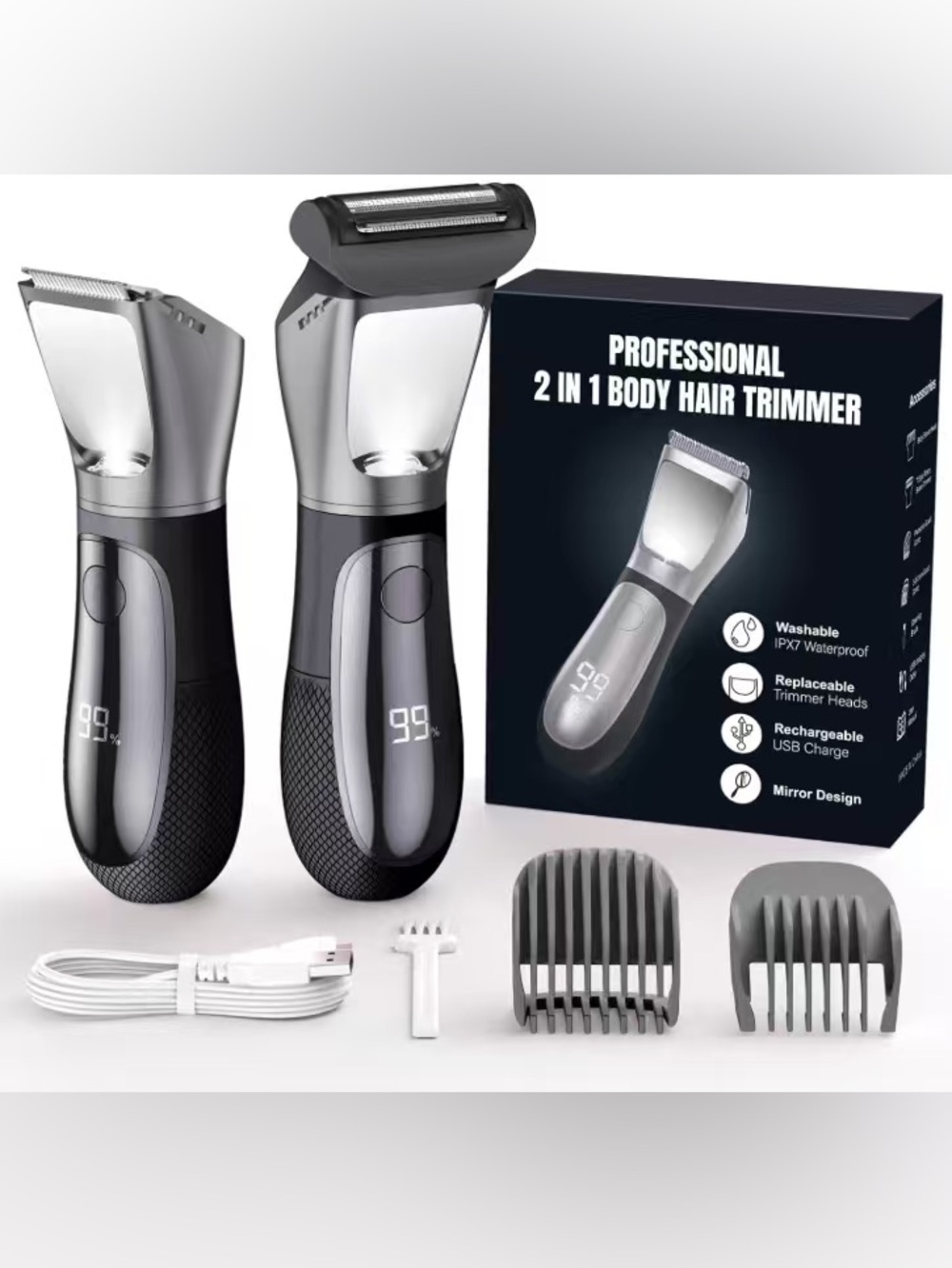 Brand new 2-in-1 Men’s Body Hair Trimmer -